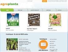 Tablet Screenshot of agroplanta.de